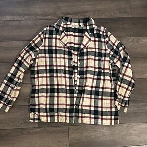 L.L. Beach Cotton Flannel Button Up